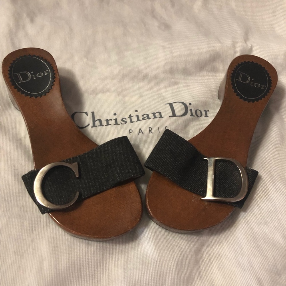 Authentic Vintage Dior Clogs